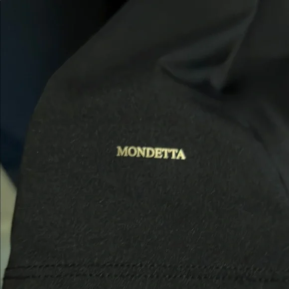 Mondetta Black Sheath Mini Dress Scoop Neck Sleeveless - Picture 3 of 4